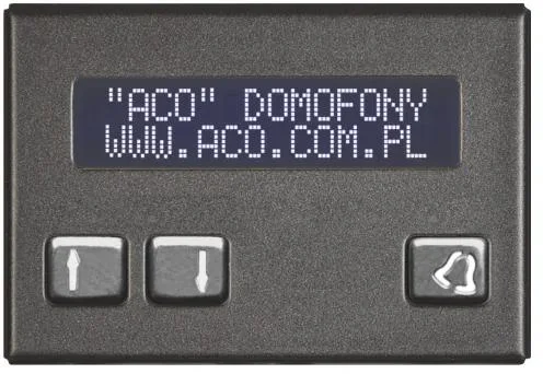 Elektroniczny spis lokatorów
CDN-230E GR