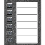 aco cdn 6np gr podswietlany panel listy lokatorow z 6 przyci cd40dba867224a66a6ebd32da34c6653