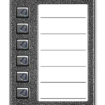 aco cdn 6np st podswietlany panel listy lokatorow z 6 przyci 087fea3ed36a43e7b101f63a612c4a89