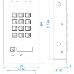 aco fam p 1npzsacc panel pod tynk 1 lokator czyt brel zamek aa07d5c3223246f4a4808bf90a122b41