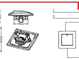 acznik pojedynczy z podswietleniem vcx wesa lc 03 biay dccb1e3329224bf1b330ec024a73d4d9