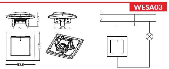 acznik pojedynczy z podswietleniem vcx wesa lc 03 biay dccb1e3329224bf1b330ec024a73d4d9
