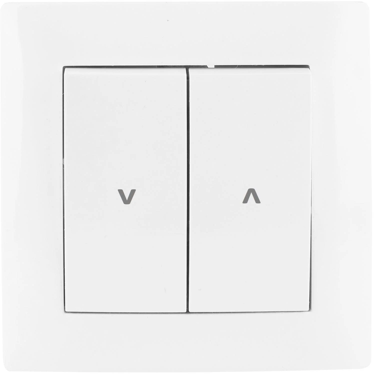 Łącznik żaluzjowy pojedynczy (dwuklawiszowy) VCX LC 12 Biały