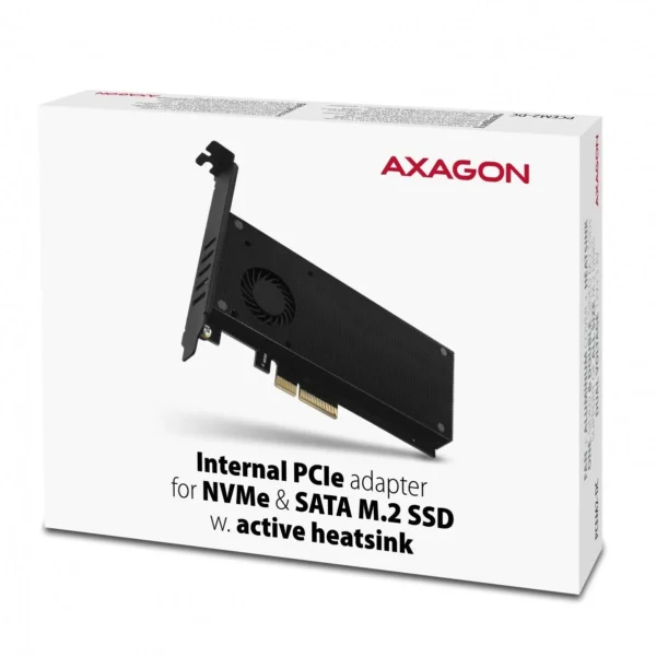 adapter axagon pcem2 dc pci e x4 na m2 nvme z chodzeniem 81ba1bae53824df1b613d298362f750c