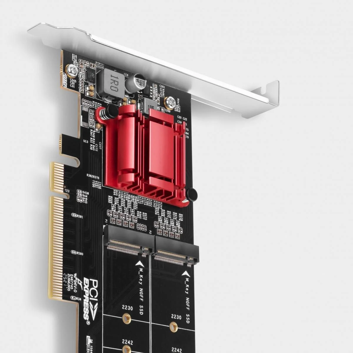 Adapter Axagon PCEM2-ND PCIe 2x NVME M.2