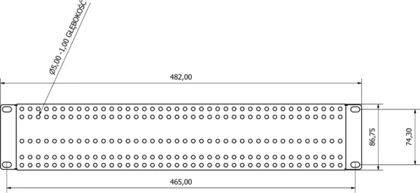 adapter montazowy atte add rack2u1 z otworowaniem prosty bf721c3d91c3429b8f504ccac345bce0