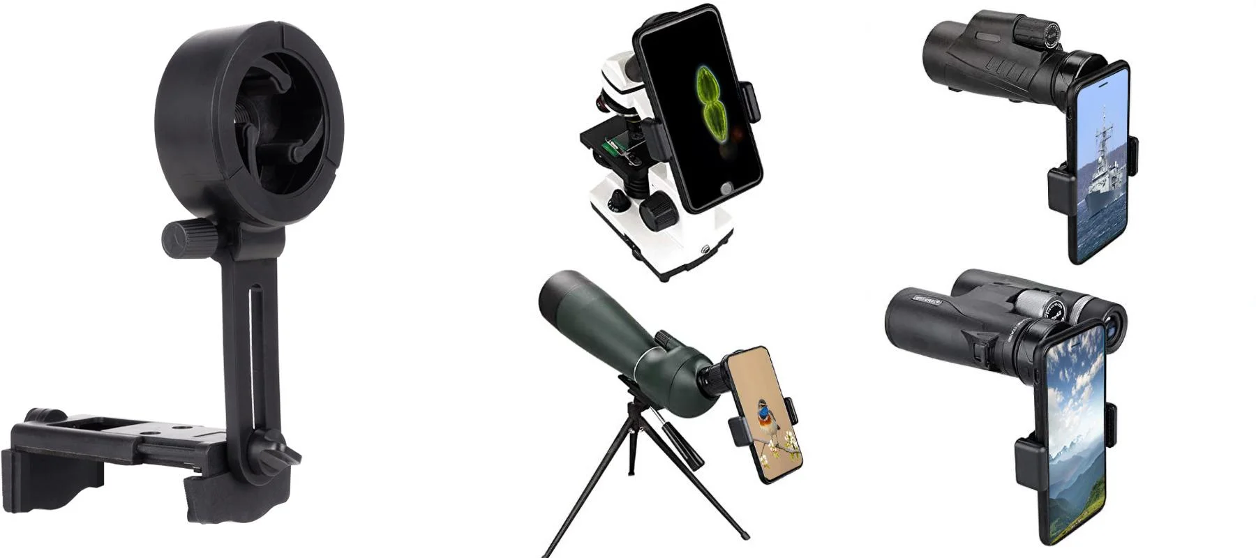 Adapter Redleaf SOM-3 do montażu smartfonów na lunetach, teleskopach i mikroskopach