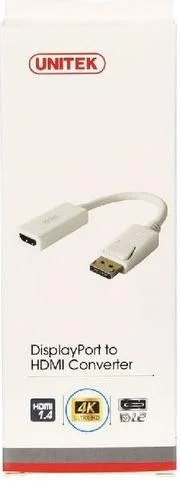adapter unitek displayport 12 na hdmi 14 konwerter sygnau pr 17f039f7c2b3484598cf854da596c1d1