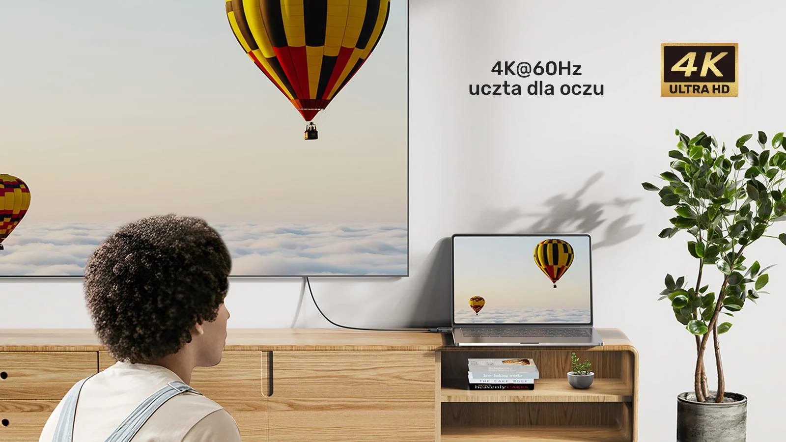 Adapter Unitek HDMI do USB-C HDR/HDCP/ 4K 60Hz 