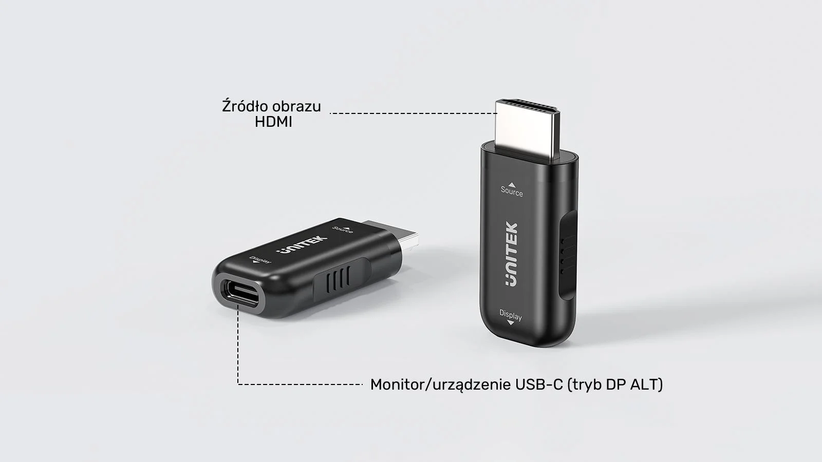 Adapter Unitek HDMI do USB-C HDR/HDCP/ 4K 60Hz 
