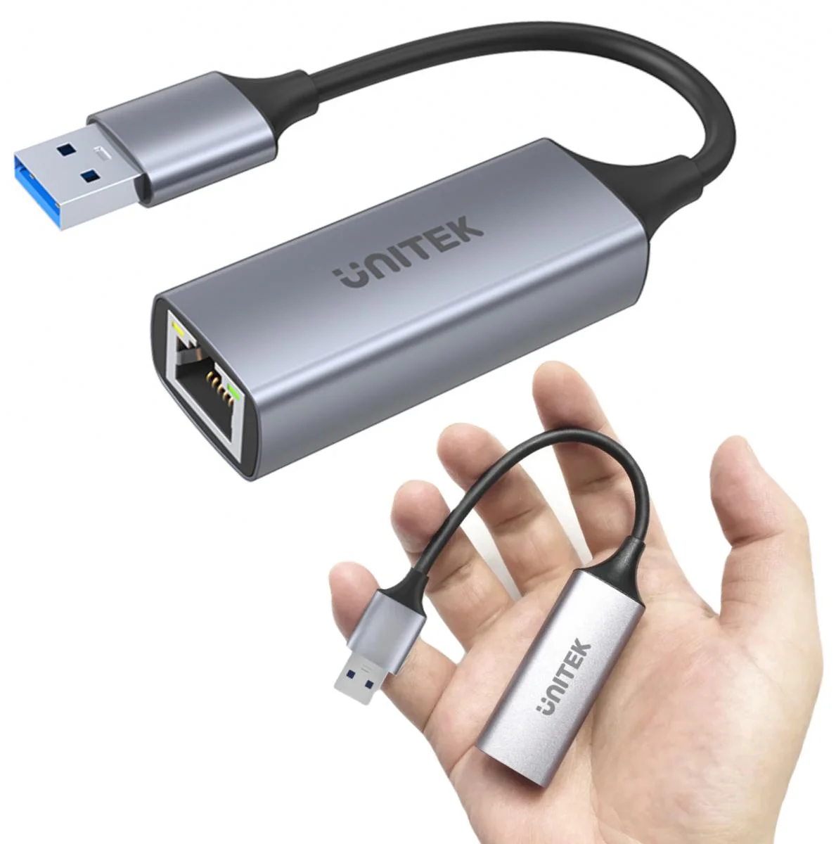 Unitek U1309A adapter USB-A 3.1 Gen 1 - RJ45 1000 Mbps - specyfikacja i dane techniczne: