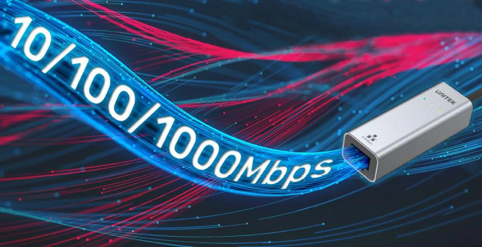 Unitek U1313C adapter USB-A/C na RJ45 2.5 G Ethernet - zawrotna prędkość przesyłu danych