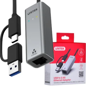 adapter unitek u1313c usb ac na rj45 25g ethernet 9e463882d68a4dec851eb42753c0972d