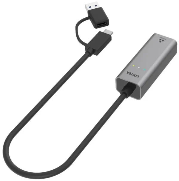 adapter unitek u1313c usb ac na rj45 25g ethernet e4cedb72744c48f286bc6eb7e8f23974