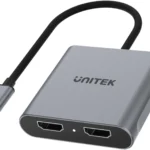 adapter unitek usb c na 2x hdmi 13fe24f9304349a8ae44e0235a833ecd