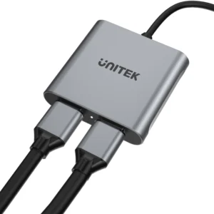 adapter unitek usb c na 2x hdmi 7e5cae741255427cbe54ead30f649491