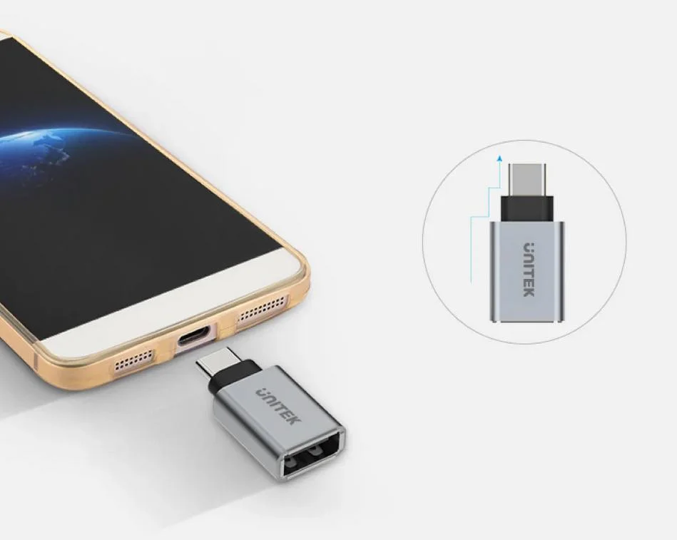 Adapter Unitek Y-A025CGY USB-C na USB 3.1 OTG
