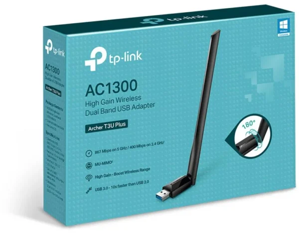 adapter wlan usb tp link archer t3u plus f3bc06e1eb214b8d91766414df280d4a
