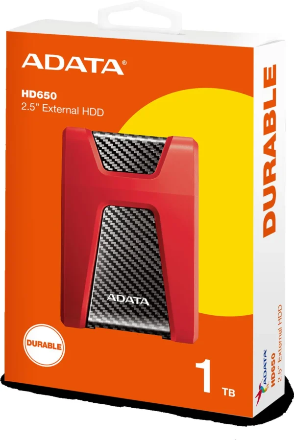 adata dashdrive durable hd650 1tb 25 usb30 czerwony 5265b5607c1e4ffcbe39b172c2a424eb