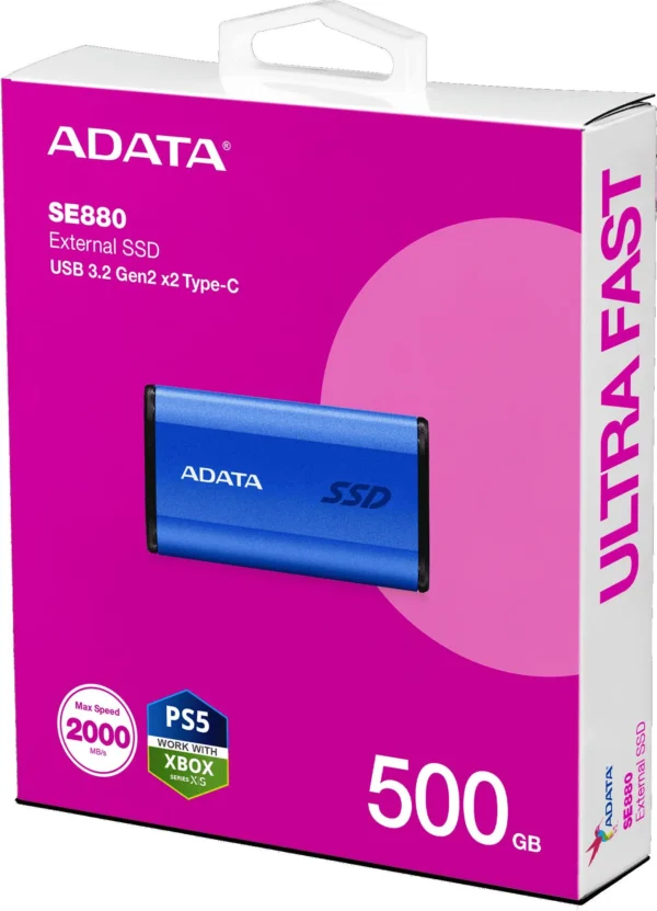 adata dysk zewnetrzny ssd se880 500gb usb32ac gen2x2 niebies 8b2fcbb8d1e848378758a8253b4d26c3