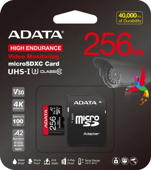 adata karta microsd high endurance 256gb uhs1 u3 v30 a2 1008 765990c6dc584f1ab0535a95a50b46db