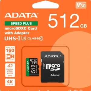 adata karta pamieci microsd speed plus 512gb uhs1 u3 v30 a2 b7e6a04919144f0982ad8e524393722d