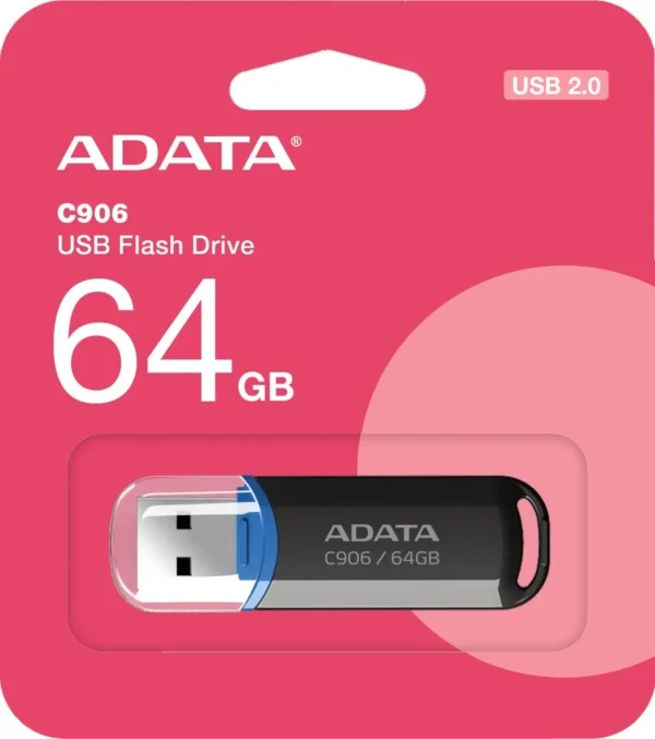 adata pendrive c906 64gb usb20 czarne c53066d261ea46ce99eff066dfcf4f7f