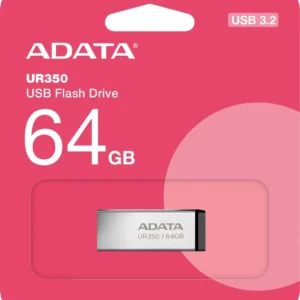 adata pendrive ur350 64gb usb32 gen2 metal czarny 5477e8688615485e8e55da98f21aa02f