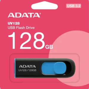 adata pendrive uv128 128gb usb 32 gen1 czarno niebieski 97019c35c70b4ee7b96c1c71ba401015