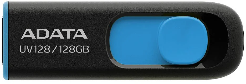 Pendrive – Adata UV128 128GB USB 3.2 Gen1 czarno - niebieski