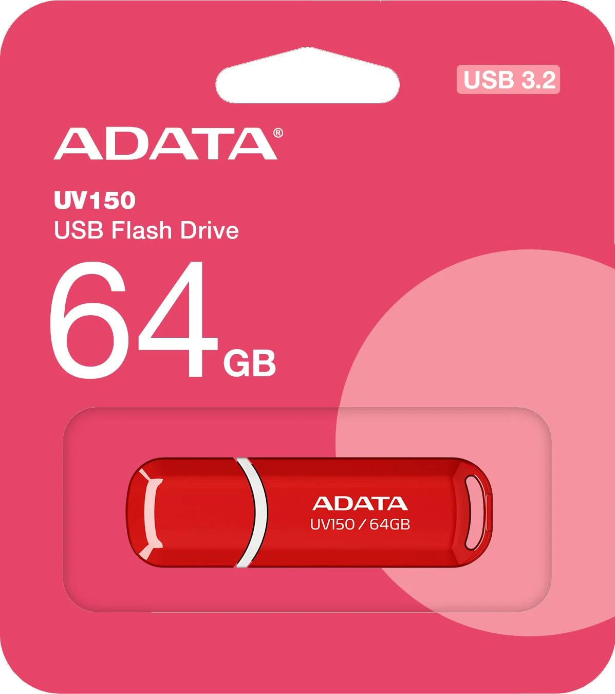 Korzyści – Adata UV150 64GB USB3.2 Czerwony