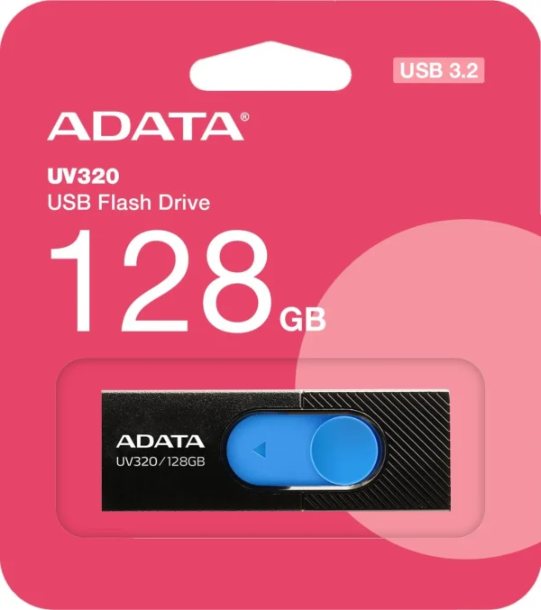 adata pendrive uv320 128g usb 32 gen1 czarno niebieski c2590eb8b2bc4d65b0c546a73ee8b9b6