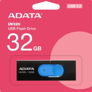 adata pendrive uv320 32gb usb 32 gen1 czarno niebieski dc4d4aa434b941f58561dd8fe08a4c61