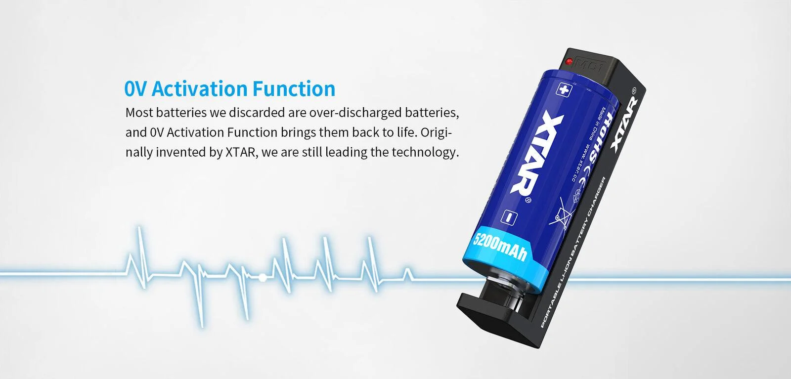 Ładowarka do akumulatorów cylindrycznych Li-ion Xtar MC1 USB-C