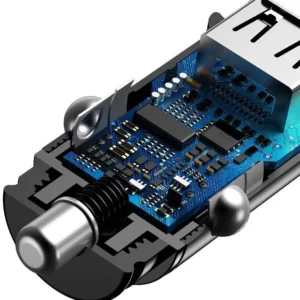 adowarka samochodowa baseus circular ccall yd01 30w 5a 2x us 596e69a2782349a085d1687402b39ee0