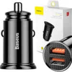 adowarka samochodowa baseus circular ccall yd01 30w 5a 2x us 62eca94c8dab40a88644363bcca7faed