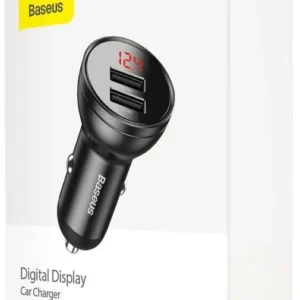 adowarka samochodowa baseus digital display ccbx 0g 24w 48a 7e298b4fde9d4c62a2ecf44fabb870b2