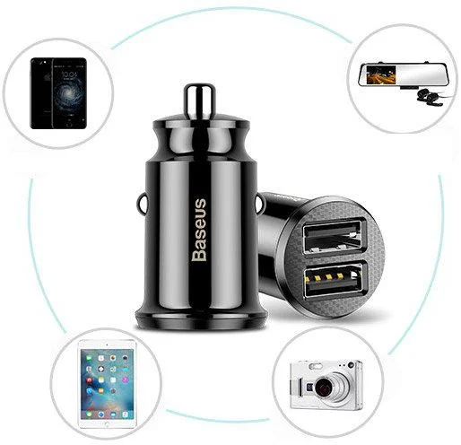 Ładowarka samochodowa Baseus Grain CCALL-ML01 15.5 W – specyfikacja i dane techniczne:
