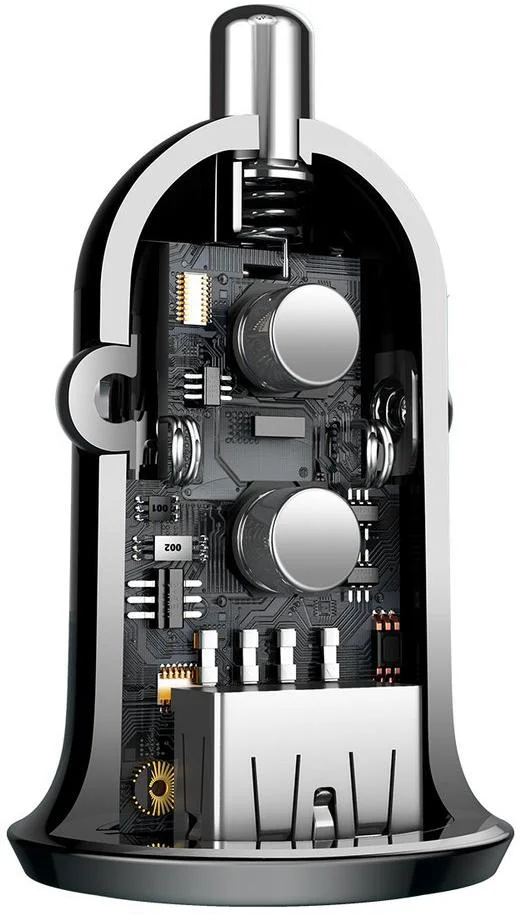 Ładowarka samochodowa Baseus Grain Pro CCALLP-01 – ładowarka nowoczesna i bezpieczna