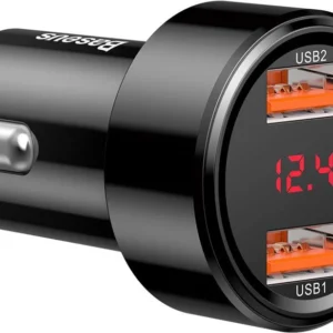 adowarka samochodowa baseus magic ccmlc20a 01 45w 6a 2x usb 9fb46cbd6863440dbf9cc2814d431c31