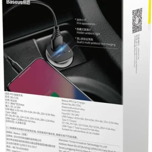 adowarka samochodowa baseus square ccall as01 30w 5a 1x usb 4c1a0555ce6d4091a86323f38cb5c9e3
