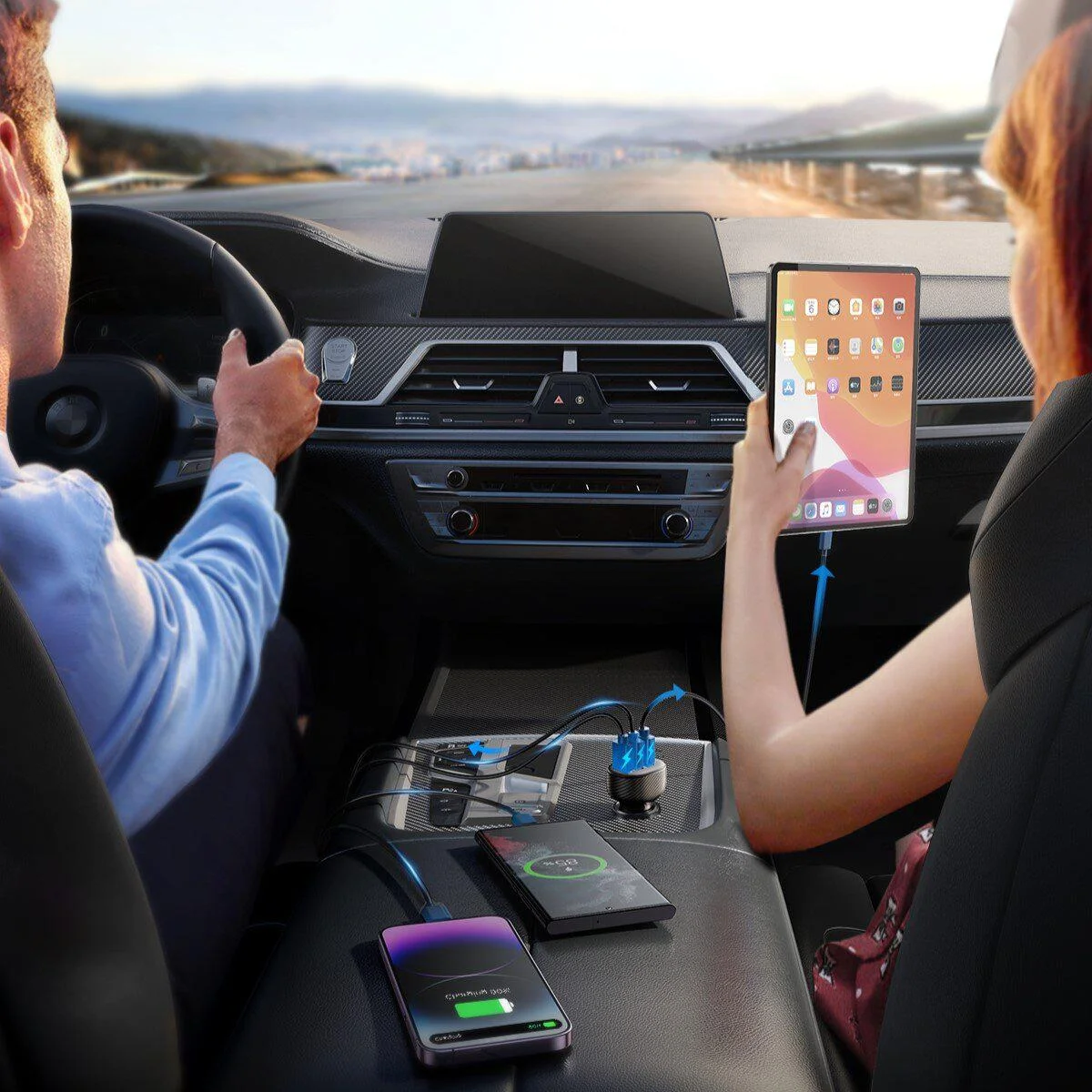 Ładowarka samochodowa Joyroom JR-CCD03 17W 3.4A 3x USB-A