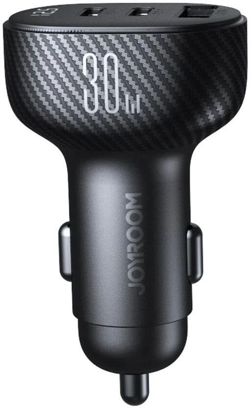 Ładowarka samochodowa z wyświetlaczem 2x USB-C 1x USB-A 30W 4A Joyroom JR-CCD04 - specyfikacja i dane techniczne: