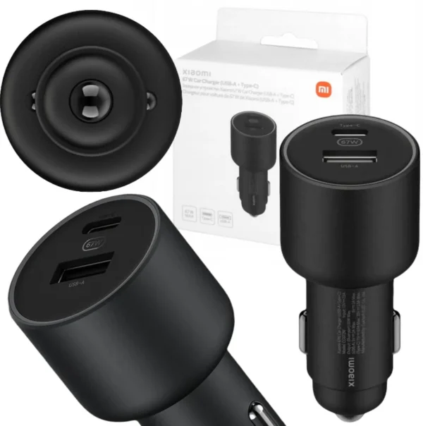 adowarka samochodowa xiaomi car charger 67w usb a type c 2c4a73fed26a4a929b2b29224bd2f490
