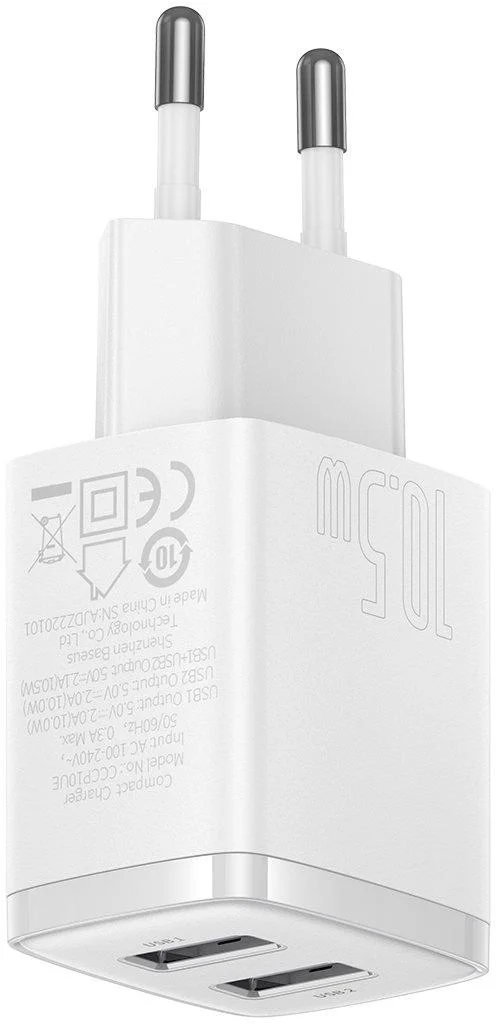 adowarka sieciowa baseus compact charger ccxj010202 105w 2x 87fb33ee547c4899b796f35ca829d556