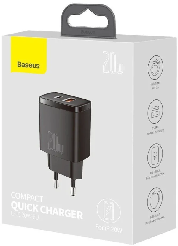 adowarka sieciowa baseus compact quick charger ccxj b01 20w 73b9964c21eb4816a416234d01606746