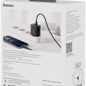 adowarka sieciowa baseus compact quick charger ccxj b01 20w c7594a19a7224f4195176ccd38dbef0c
