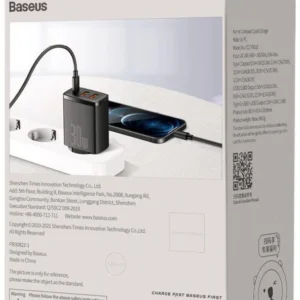 adowarka sieciowa baseus compact quick charger ccxj e01 30w d8a7300414f04ce896993967bc4d6387