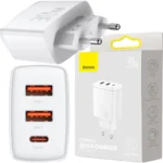 adowarka sieciowa baseus compact quick charger ccxj e02 30w 48a0d4526b104c84b7eddbff77119f26