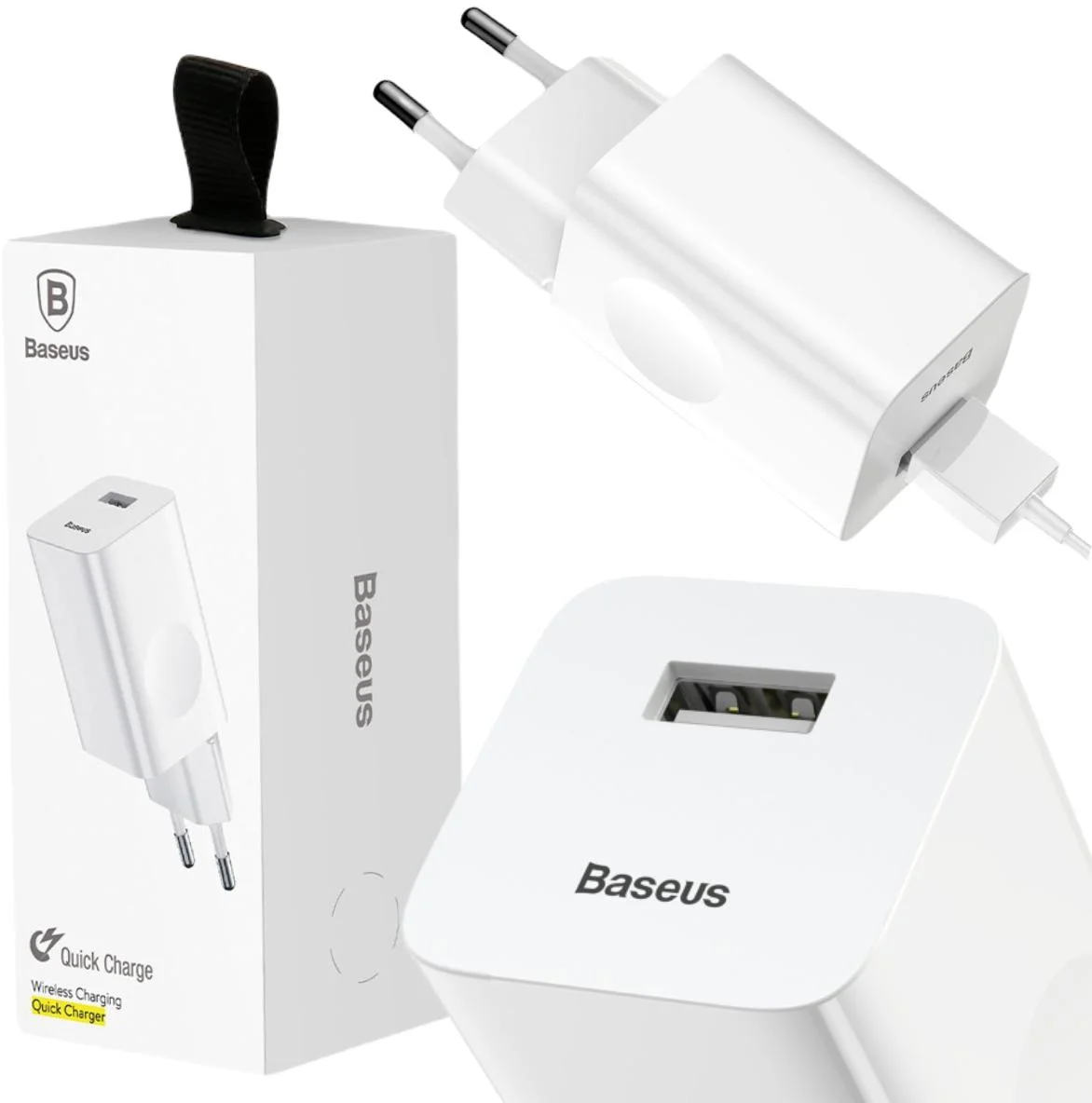 Ładowarka sieciowa Baseus Quick Charger CCALL-BX02 24 W 1x USB-A QC 3.0 – najważniejsze cechy: